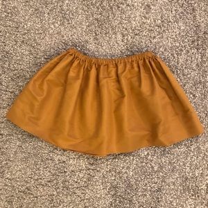Miu Miu chartreuse mini skirt mustard yellow